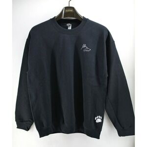 Dobermann Pinscher Embroidered Sweatshirt Black Large Gildan